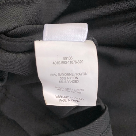 NWT Laura Petites Black Dress w/ Elbow Sleeves - Picture 5 of 10